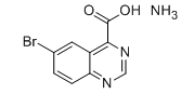 6-Bromo-4-quinazolinecarboxylic acid ammonium salt